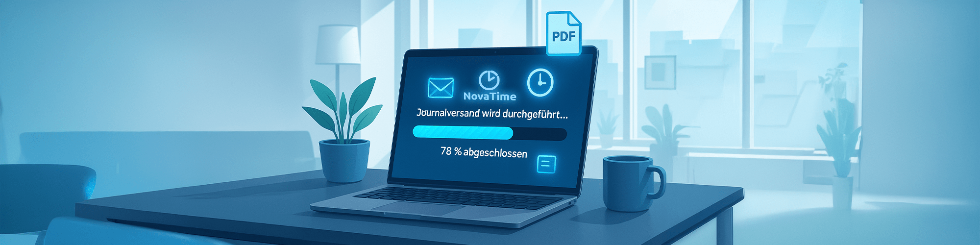 NovaTime Mitarbeiterjournal Versand per Mail